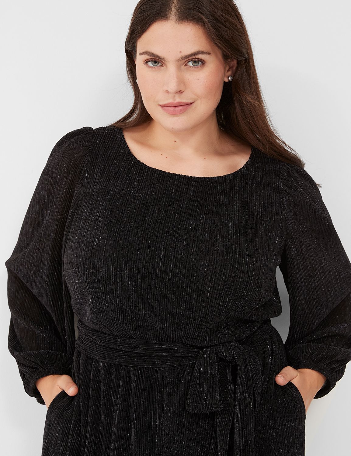 Long Sleeve Surplice Back Micro Ple Product Image 3