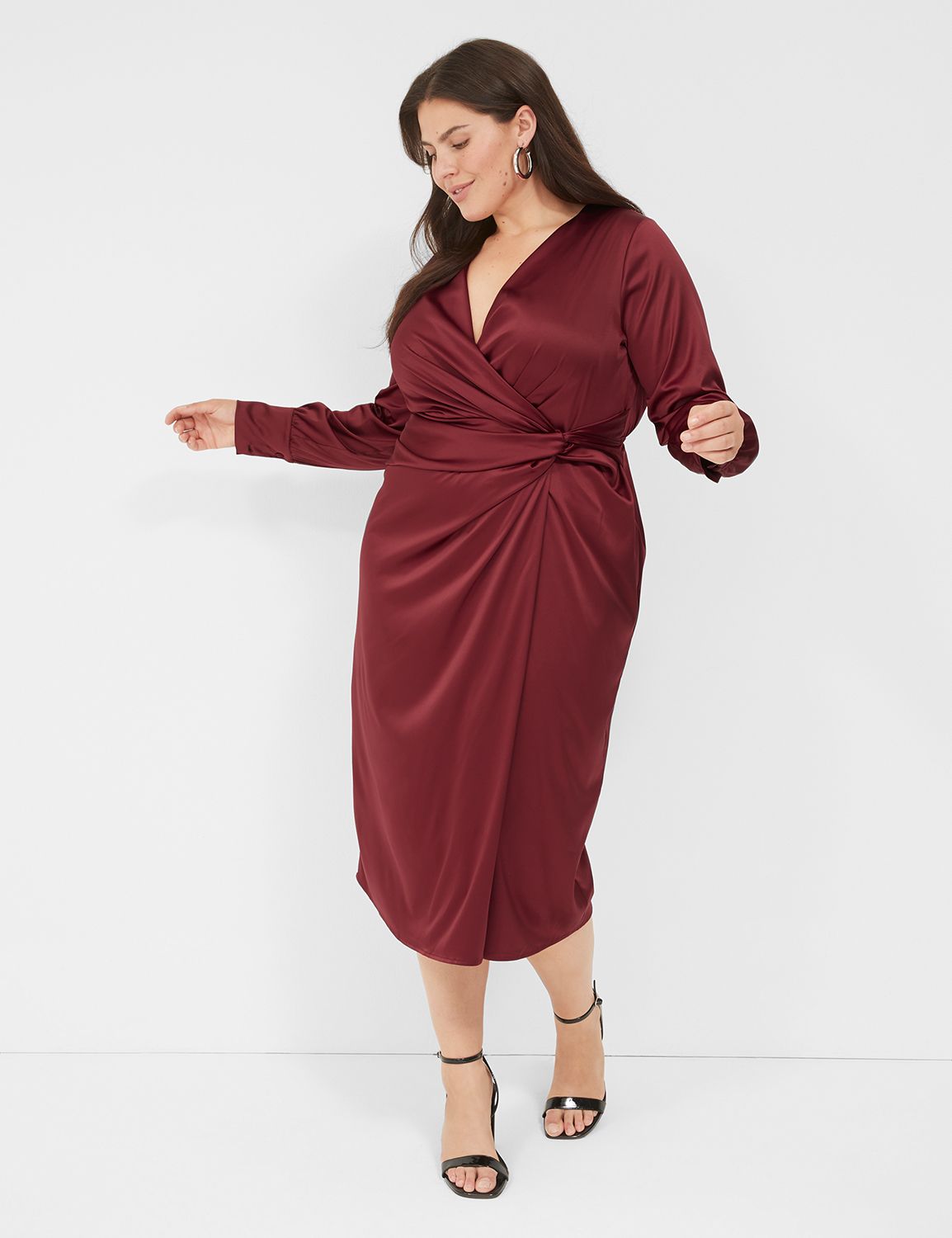 Stretchy Burgundy Women Dress Size L/XL True Size Sexy open back dress