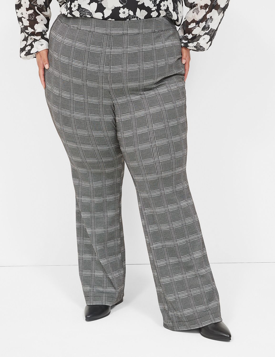 Pull-On Ponte High Rise Bootcut - P Product Image 1