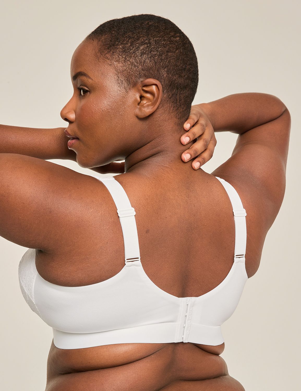 White Supportive Plus Size Bras For Women | Cacique