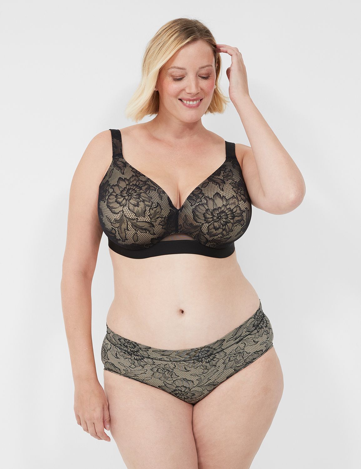 Size 36H Full Coverage Plus Size Bras: Cups B-K