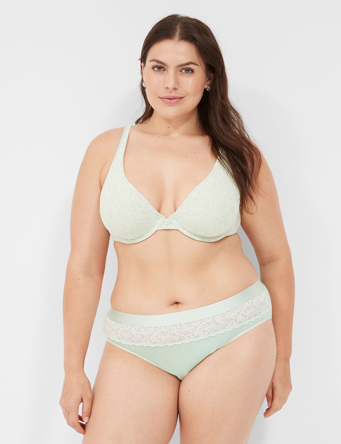 Cotton Unlined Plunge UW Cross-Dye Product Image 1
