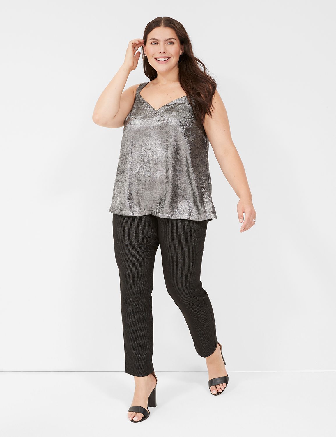 Relaxed V Neck Slip Cami 1138326 Product Image 3