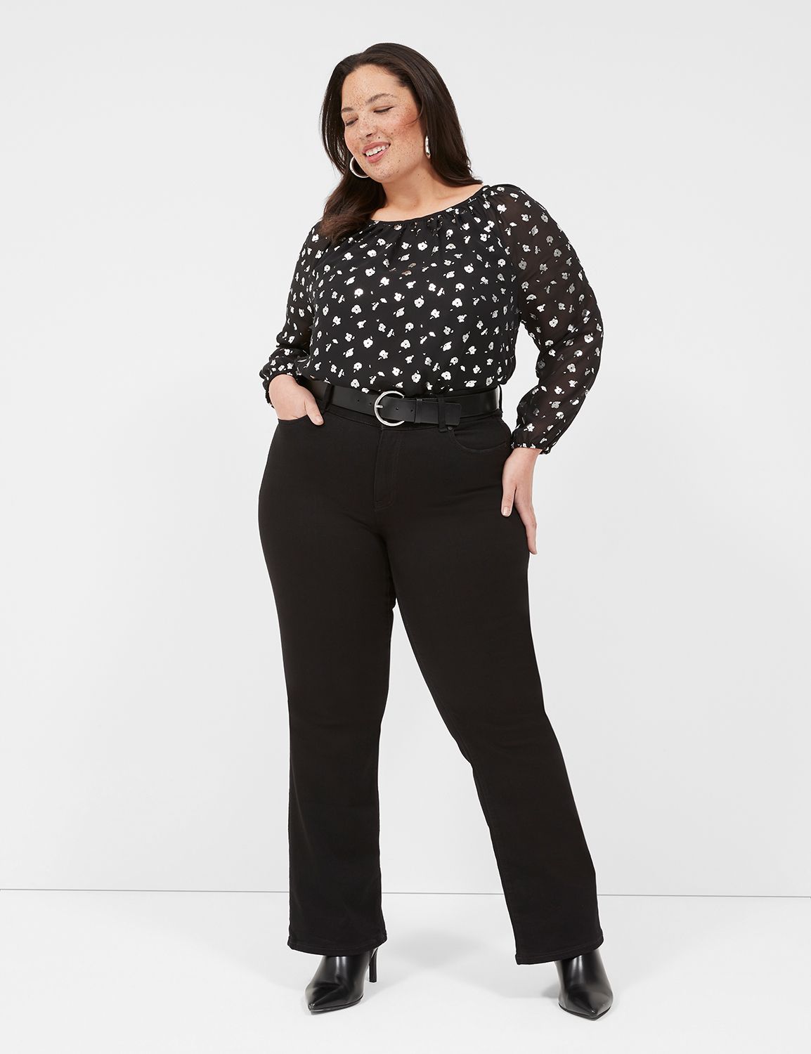 The Baily raglan blouse in Trailing main image 1