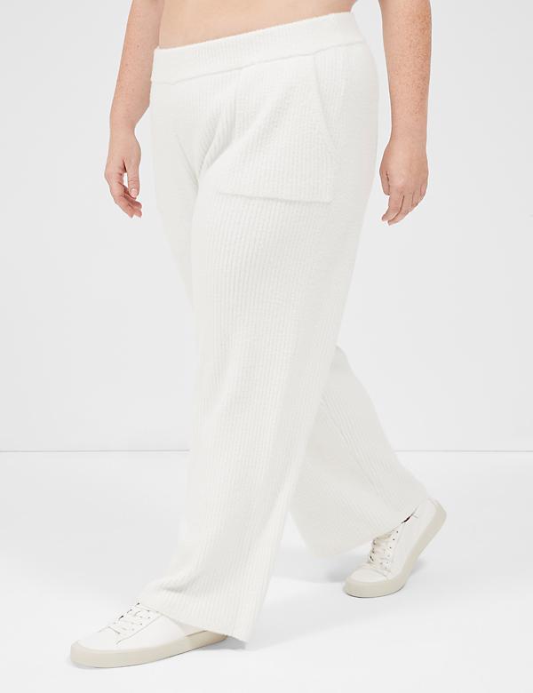 LIVI Lurex Sweater Relaxed Straight Pant
