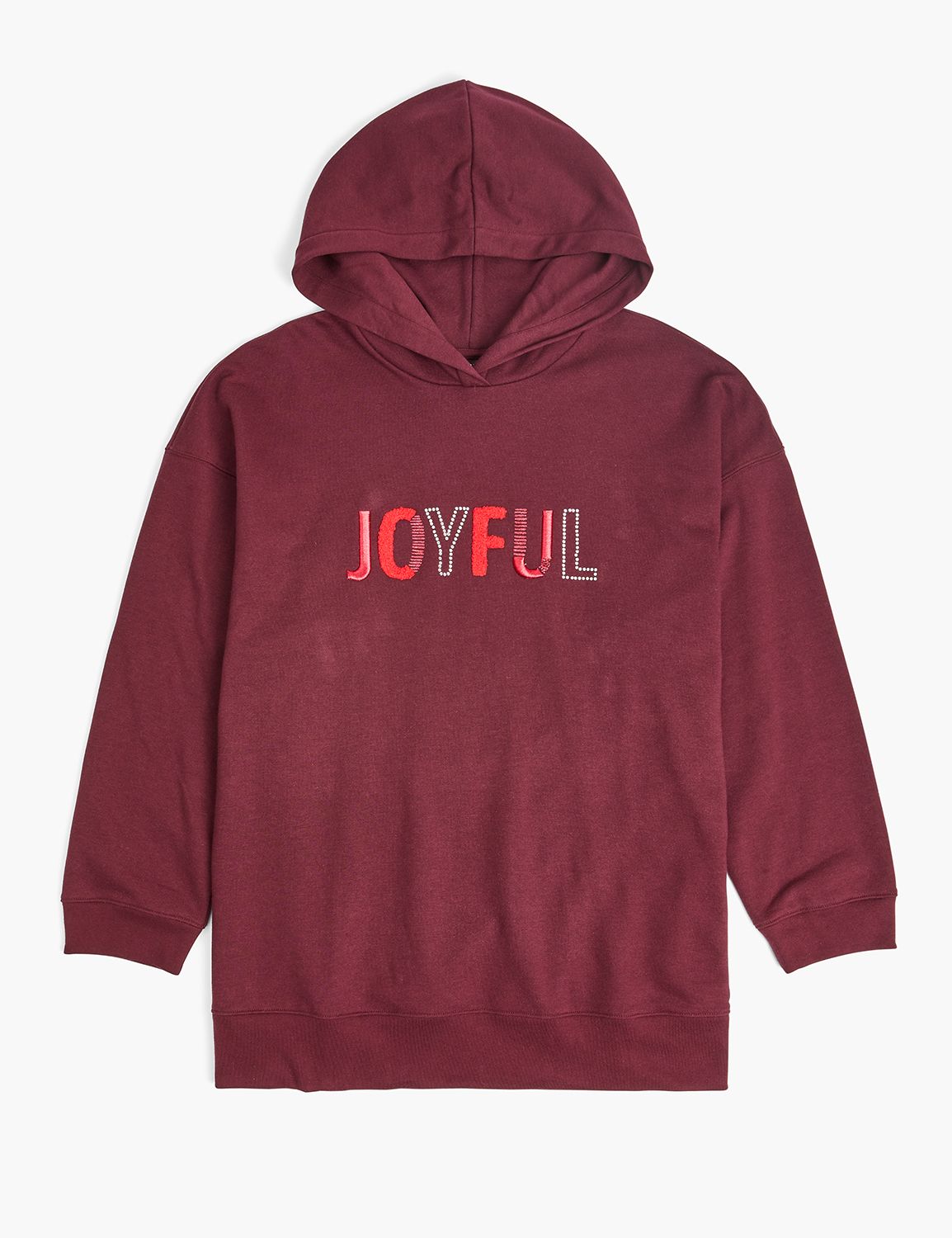 Relaxed Joyful Graphic Hoodie Sweatshirt