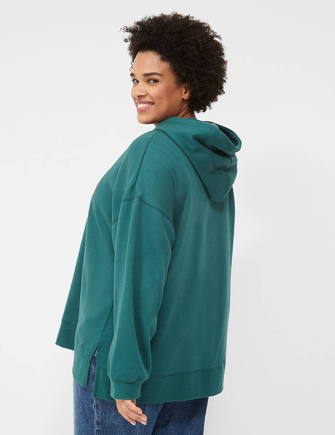 Relaxed Long Sleeve Drop Shoulder H Product Image 2