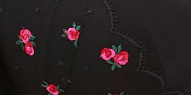 Embroidered Trim Robe