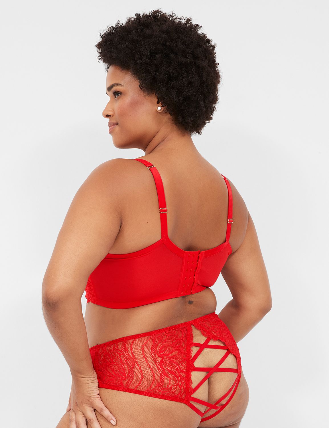 Lace Criss cross Open back Novelty Product Image 1