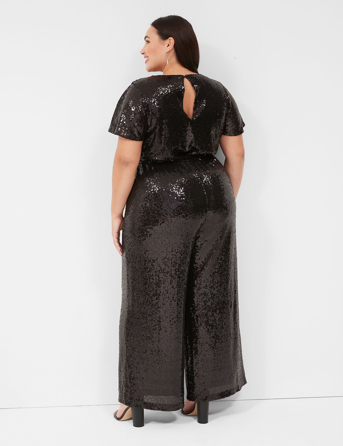 Plus size store sparkly jumpsuit