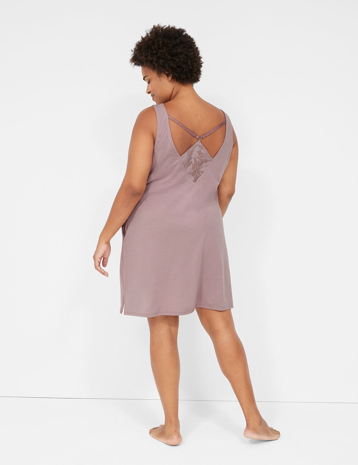 Cacique rayon spandex dress/nightgown