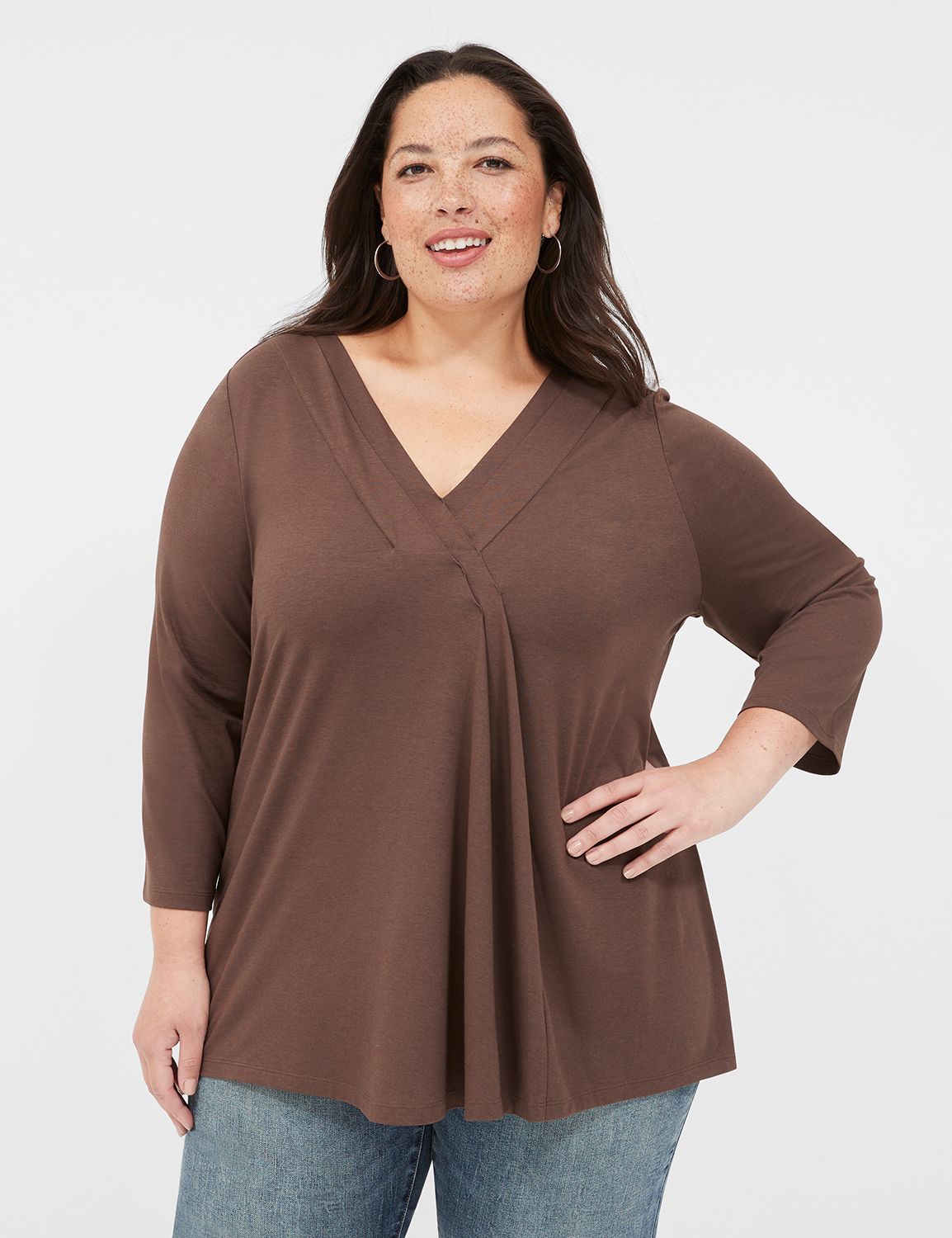 Brown Women's Plus Size Tops & Dressy Tops | Lane Bryant