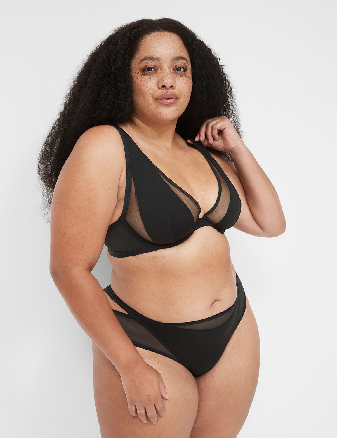 Mesh High Apex Bra