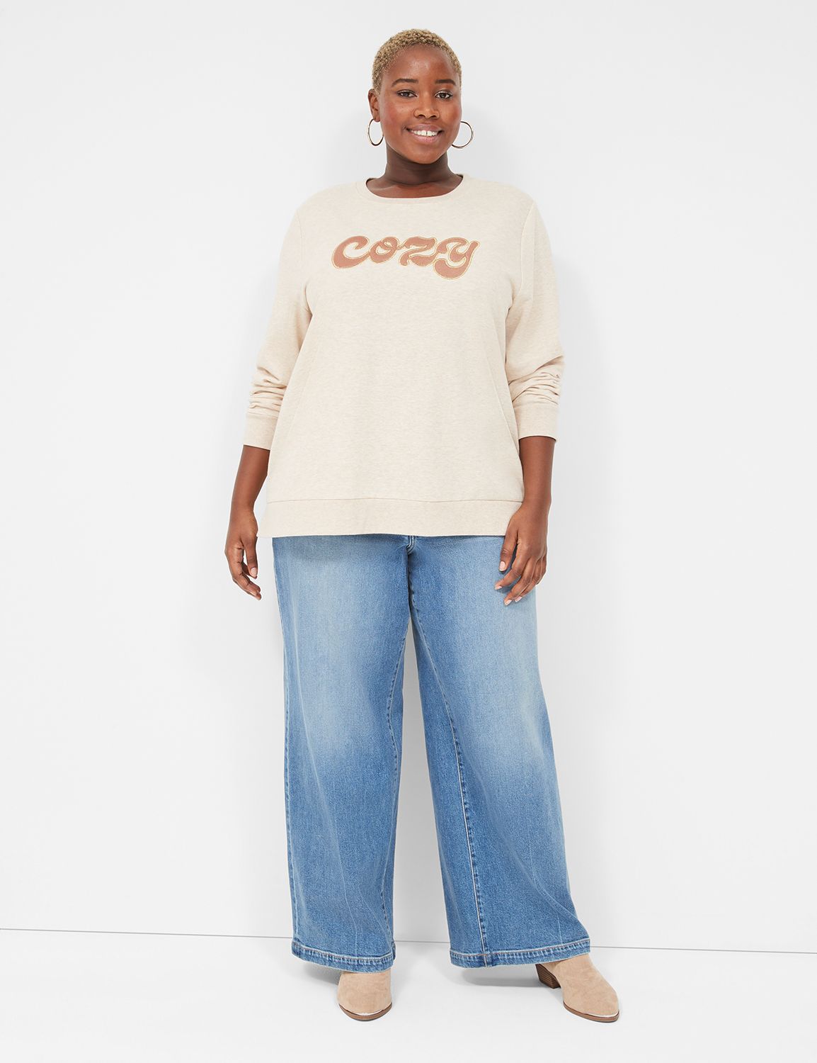 Sweatshirt that says discount cozy