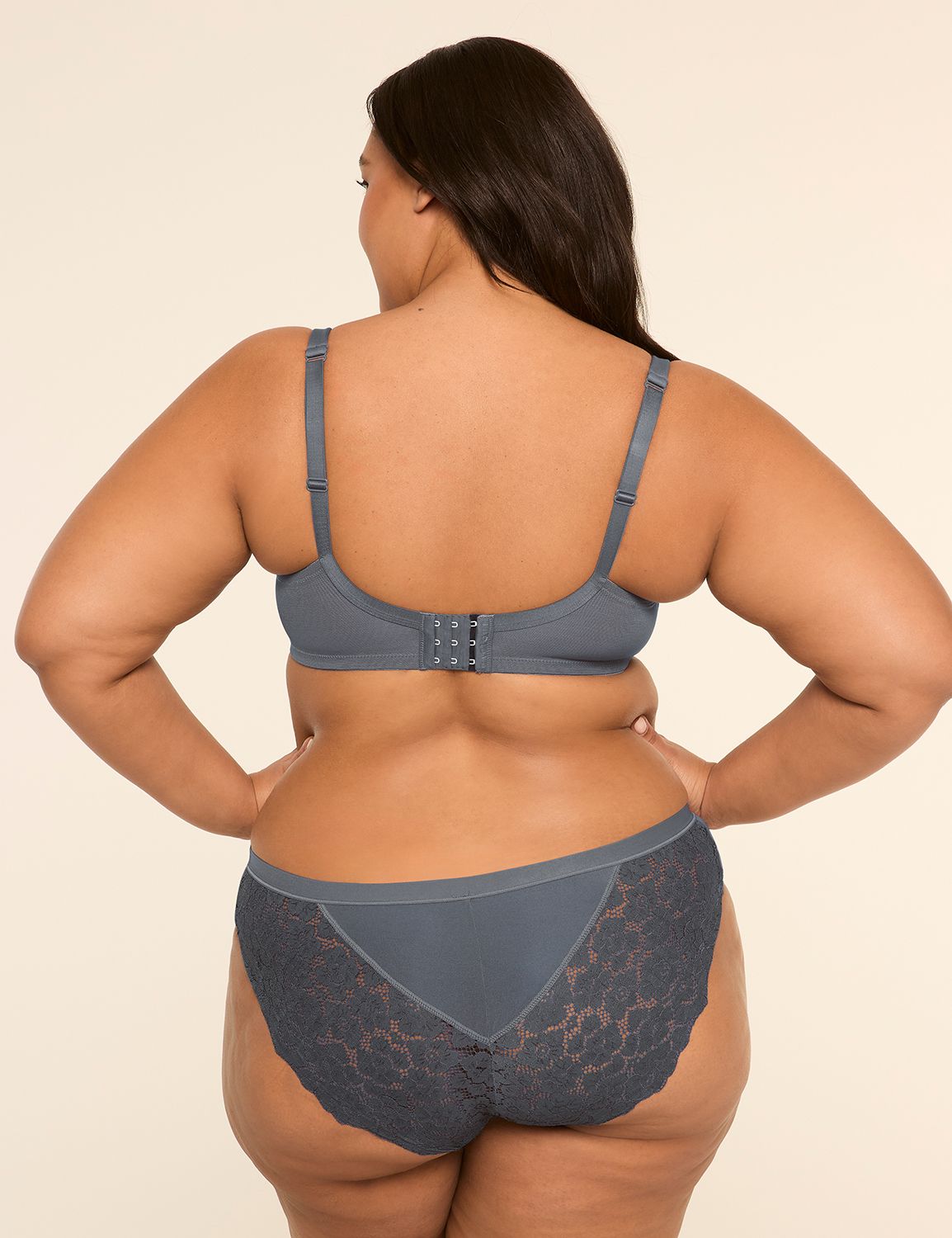 Unlined Balconette Bra with Lace