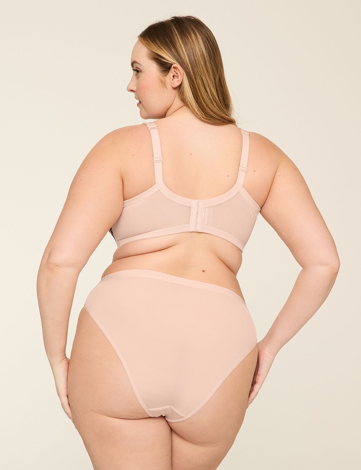 Unlined Balconette Bra with Lace