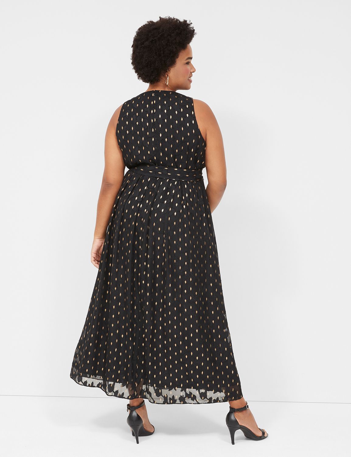 Sleeveless Belted Maxi Dress | LaneBryant