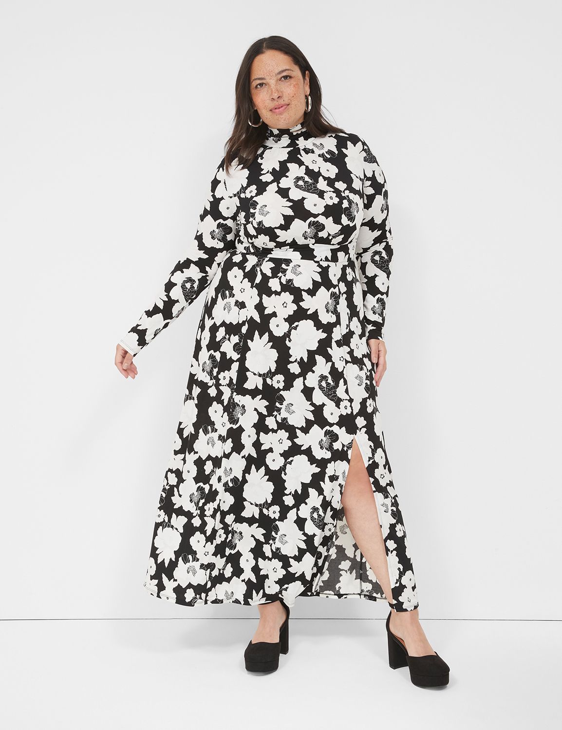 Plus Zebra Print Blouson Sleeve Wrap Dress