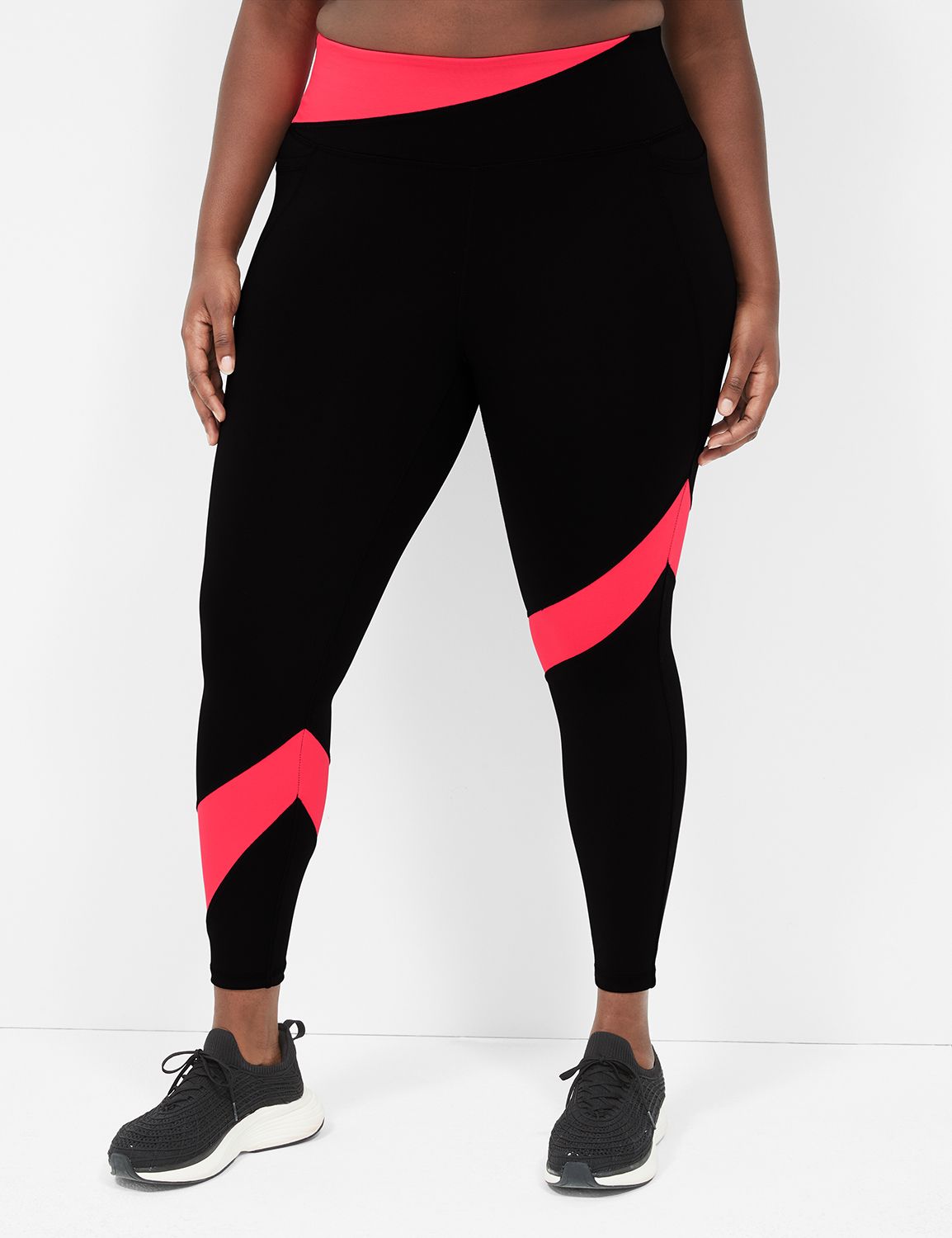 LIVI High-Rise Wicking Capri Legging With Pockets - Colorblock