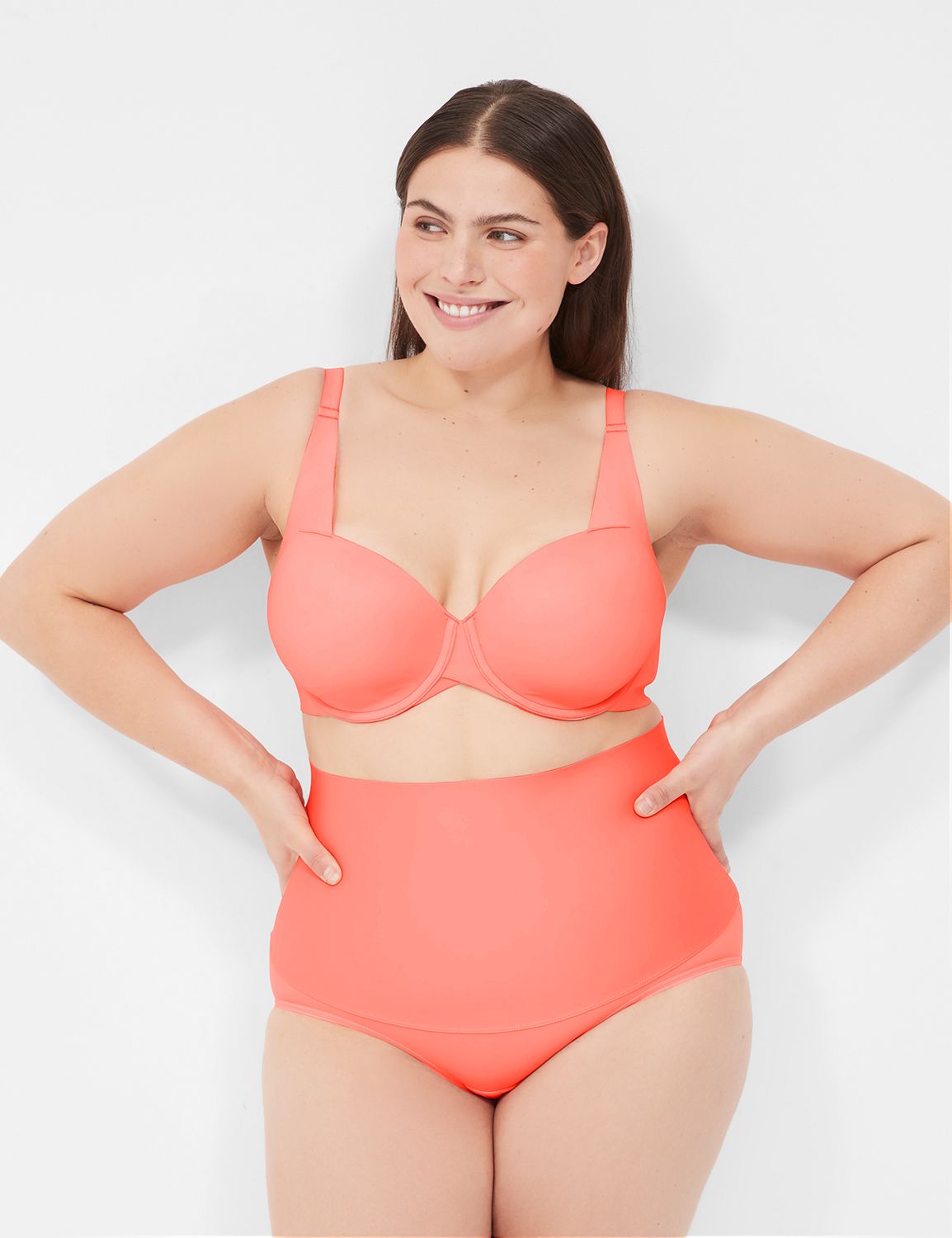 Plus Size - Full-Coverage Balconette Lightly Lined Smooth 360