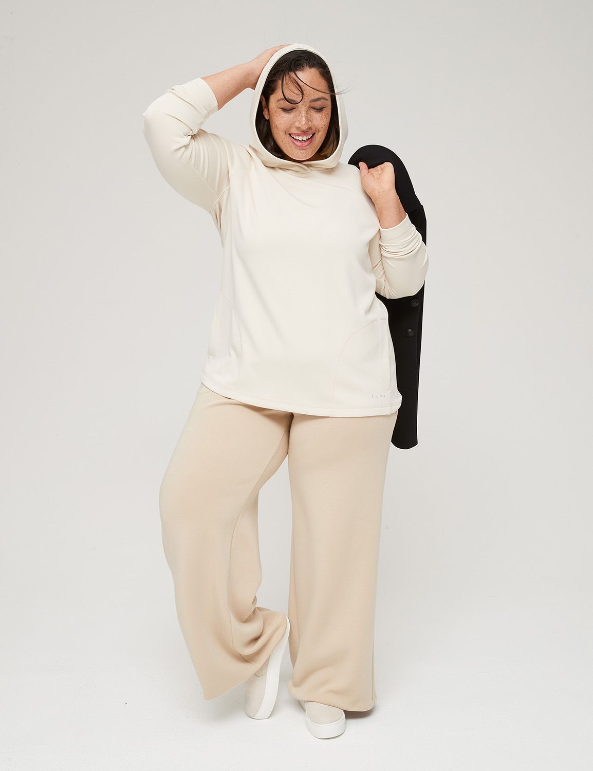 LIVI Long Sleeve Hooded Sandwashed Product Image 4