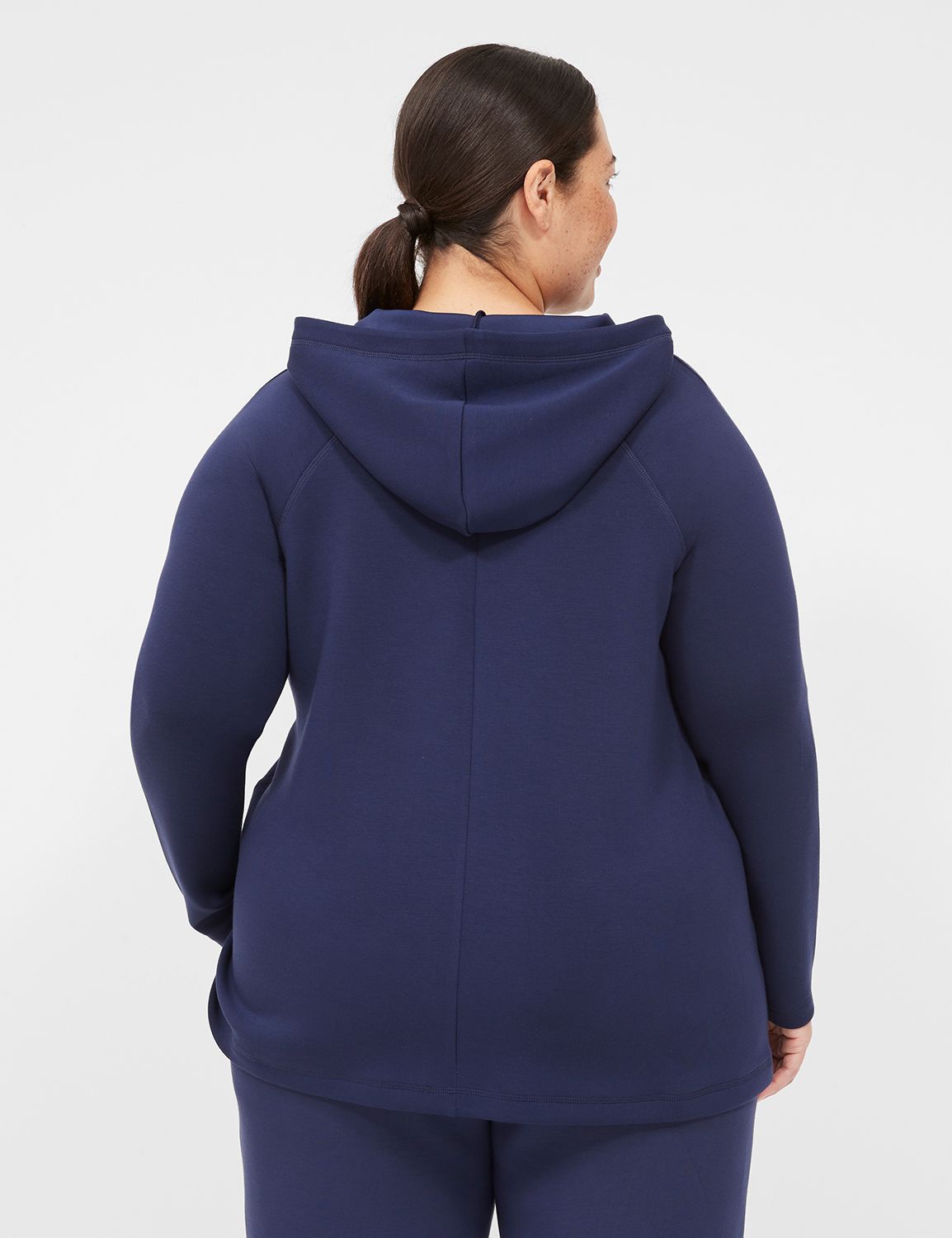 LIVI Long Sleeve Hooded Sandwashed | LaneBryant