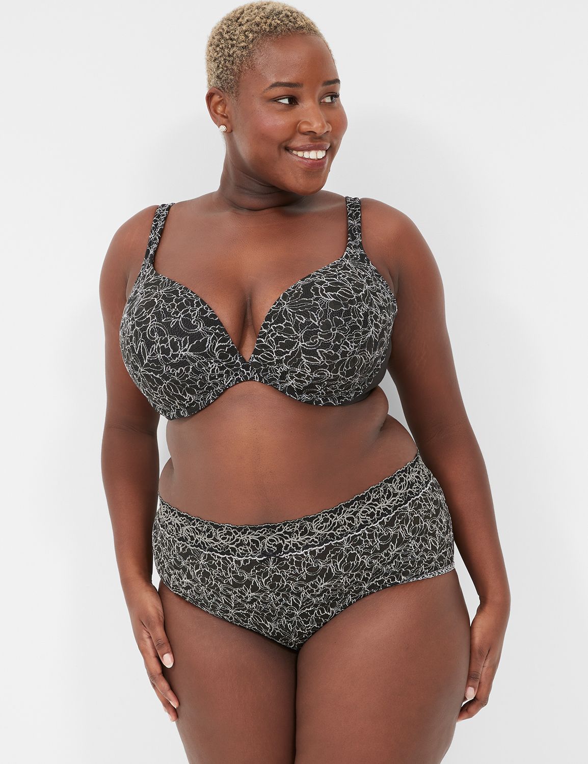 Lane Bryant, Intimates & Sleepwear, Lane Bryant Cacique High Leg Brief Panties  Underwear You Better Work Witch 34 36