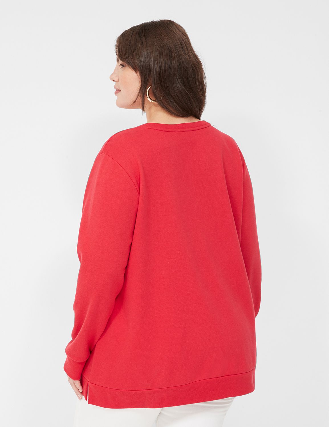 Long Sleeve Crew Neck Sweatshirt wi Product Image 2