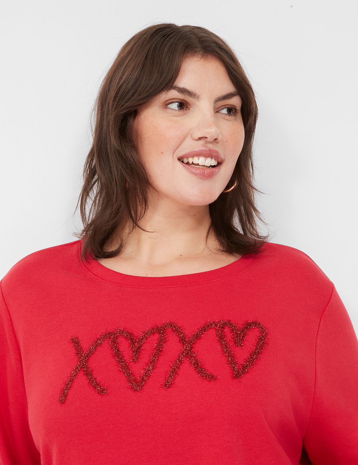 Long Sleeve Crew Neck Sweatshirt wi Product Image 5
