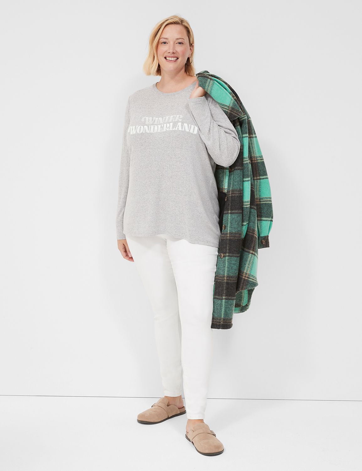Long-Sleeve Winter Wonderland Graphic Tee