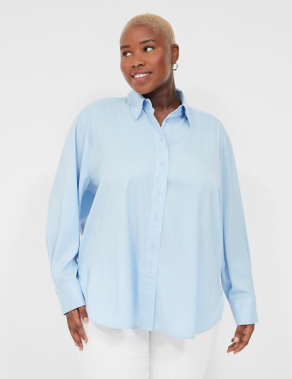 Easy Collared Button-Down Shirt