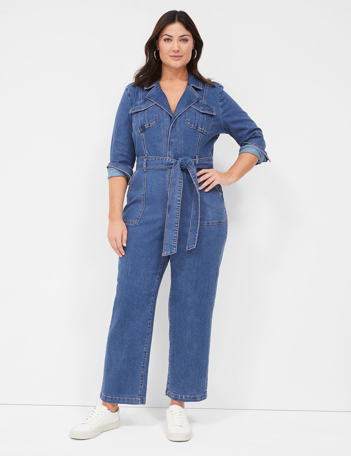 Jersey Low Back Straight Leg Dungarees