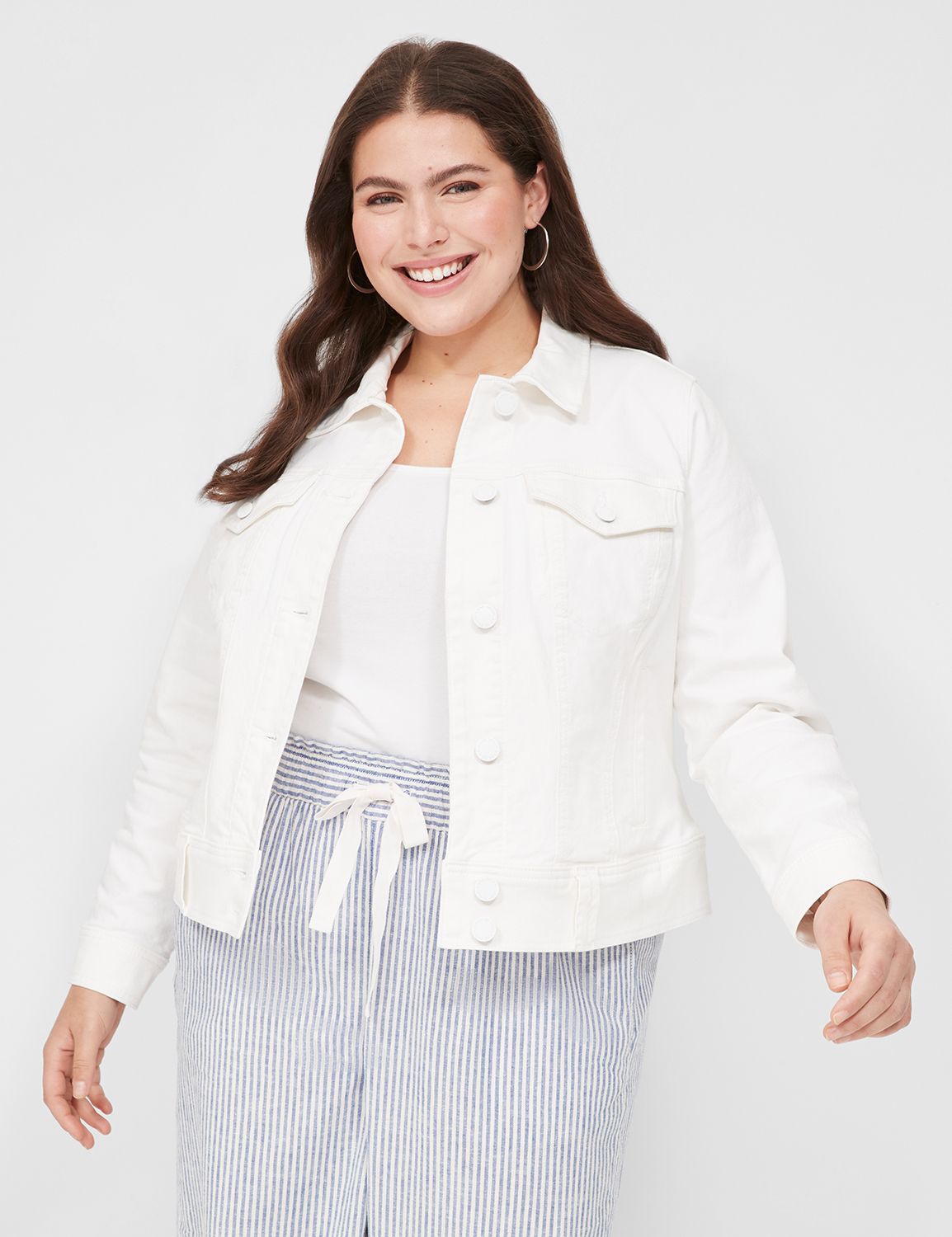 Lane bryant denim clearance jacket