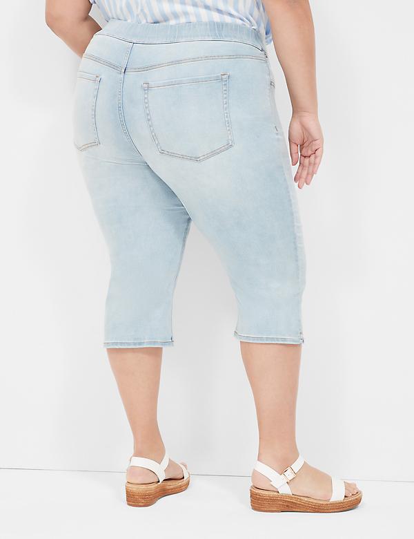 Pull-On Fit High-Rise Pedal Jegging
