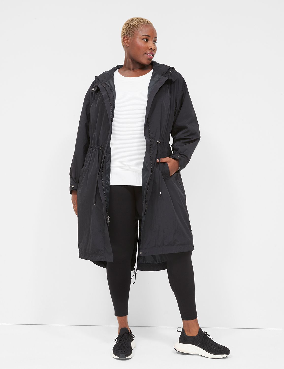 LIVI Full-Zip Hooded Anorak Jacket