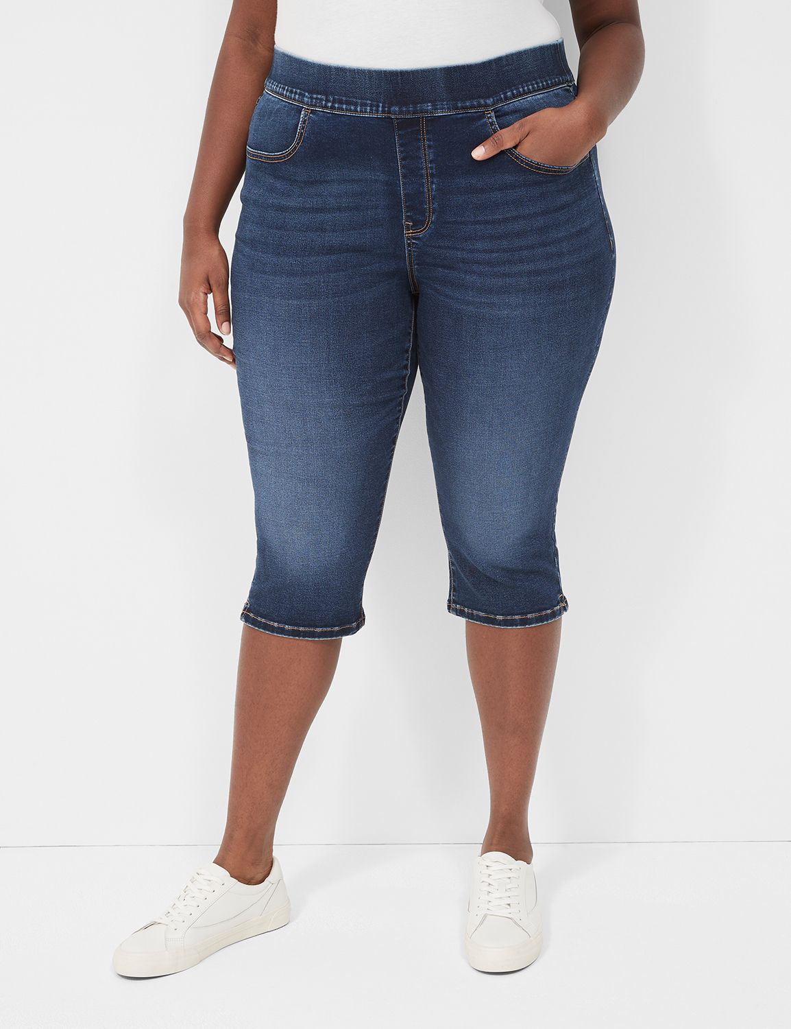 Plus size 2024 jegging bermuda shorts