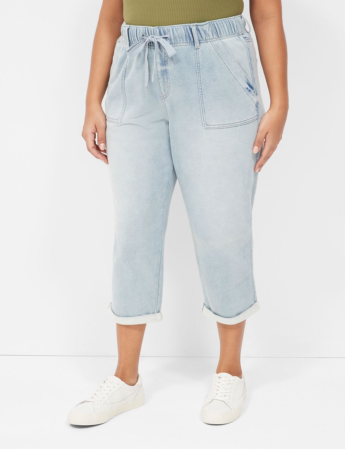 Lane Bryant Solid Blue Jeans Size 16 (Tall) - 62% off