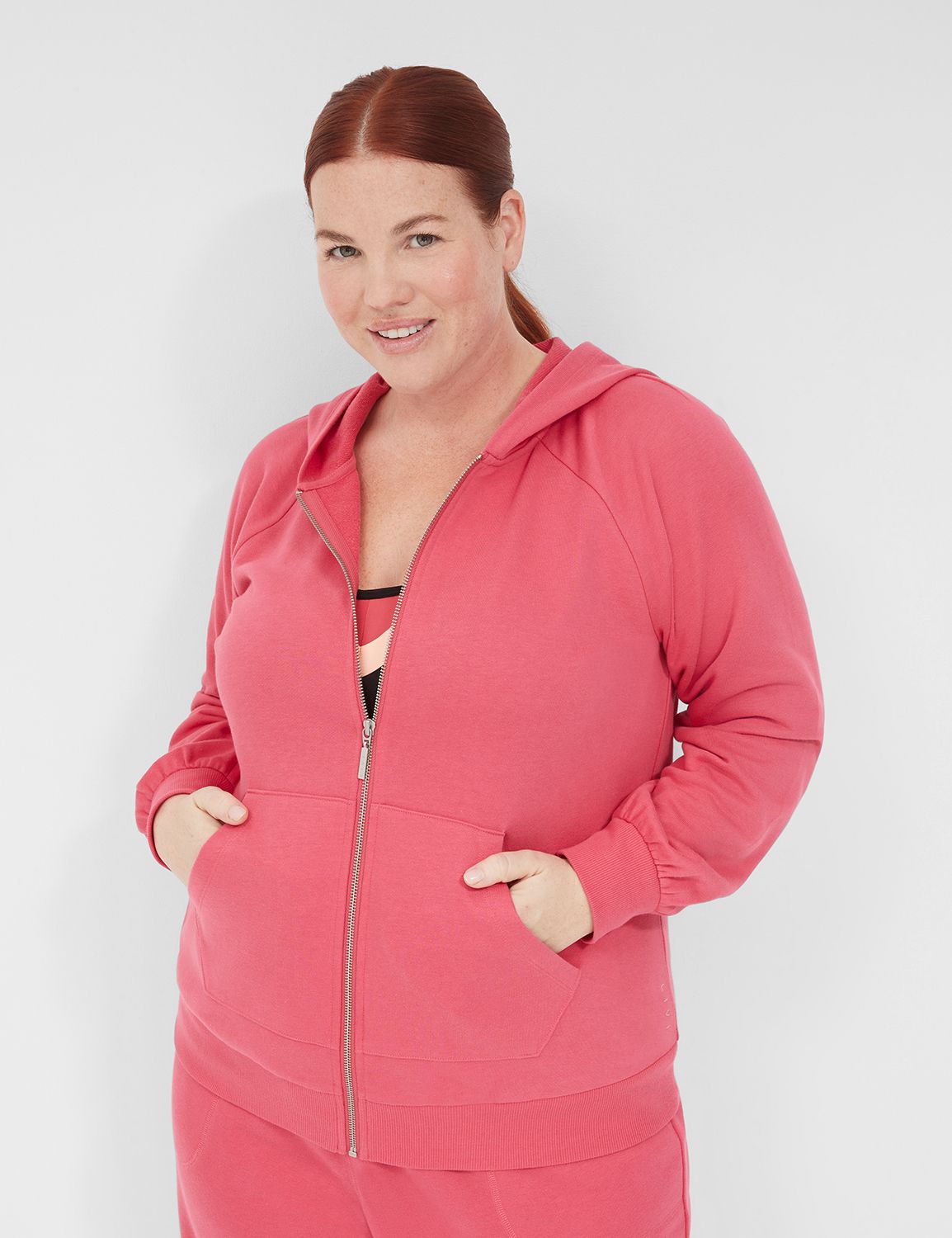 LIVI Long Sleeve Full Zip Hooded Fr Product Image 3
