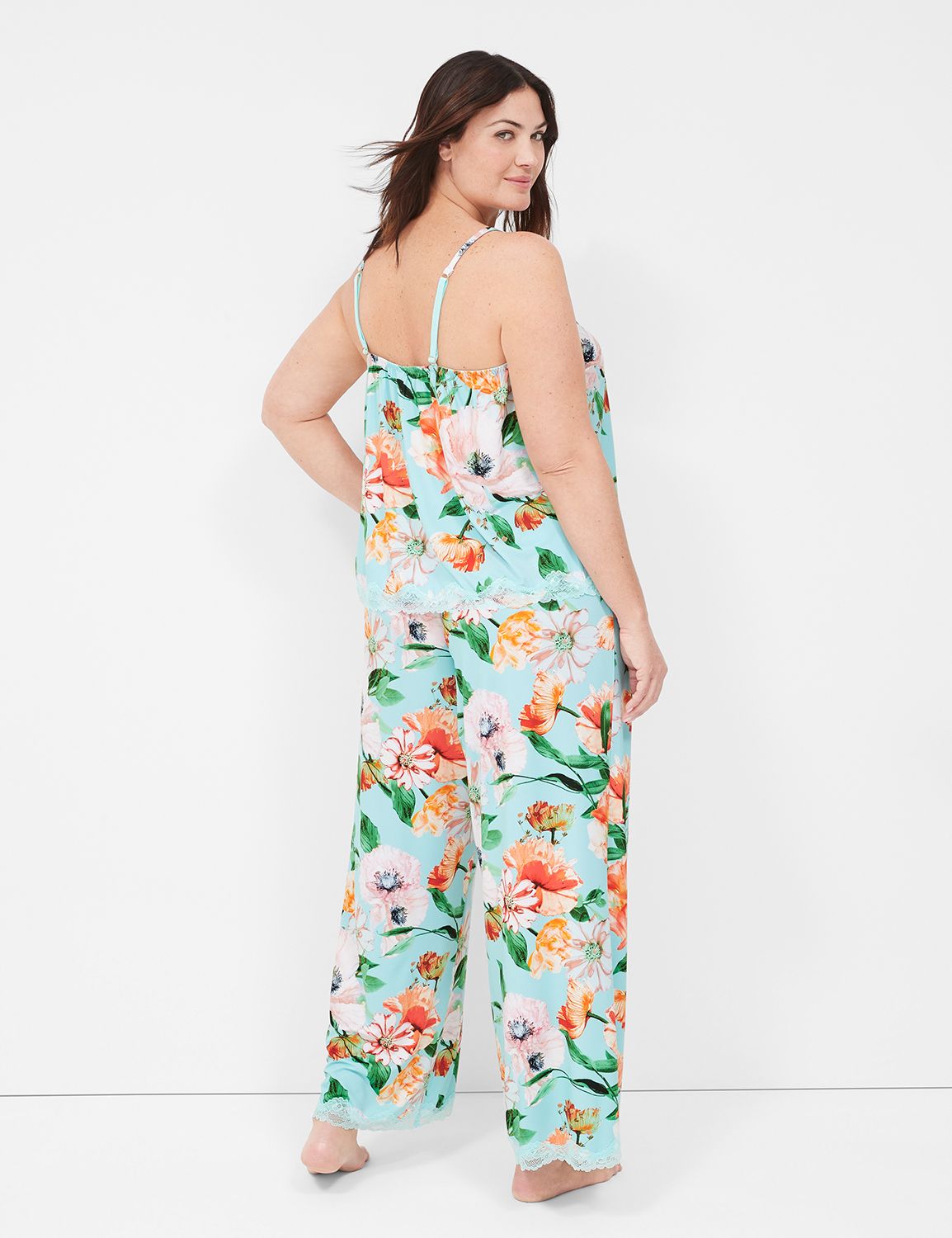 Lace Trim Micro Pant PJ Set 1139773 Product Image 2