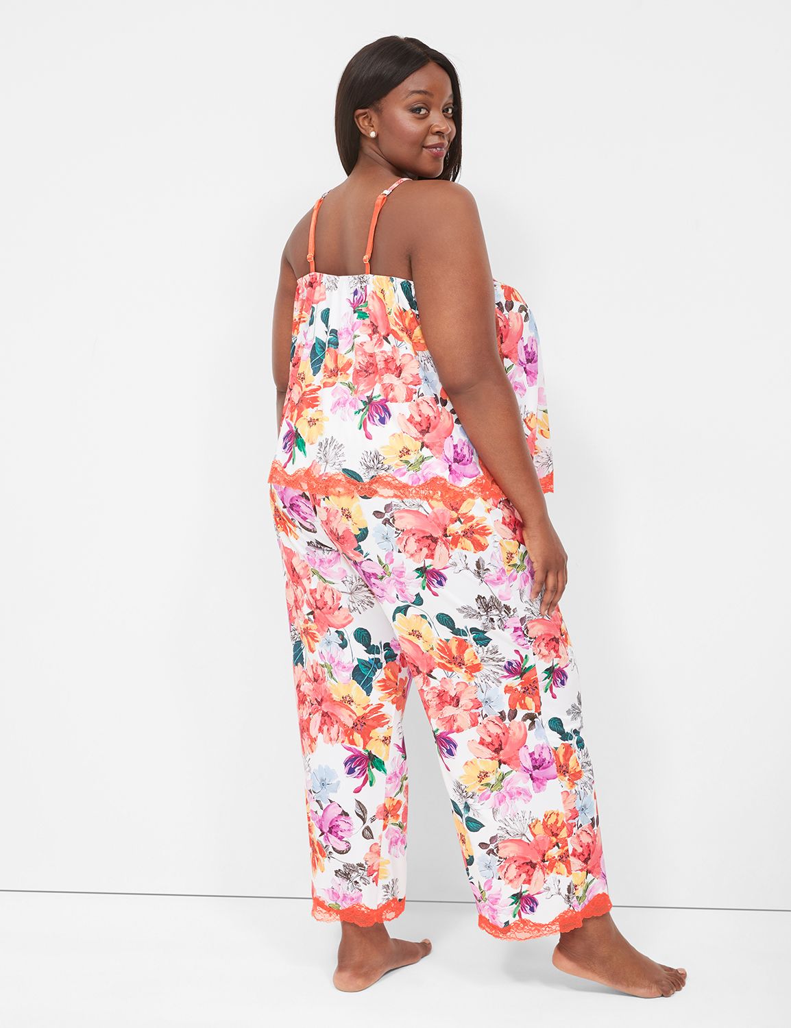 Seriously Sexy Printed Cami Pant PJ Set LaneBryant