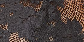 Fishnet Lace Deep V-Neck Bodysuit