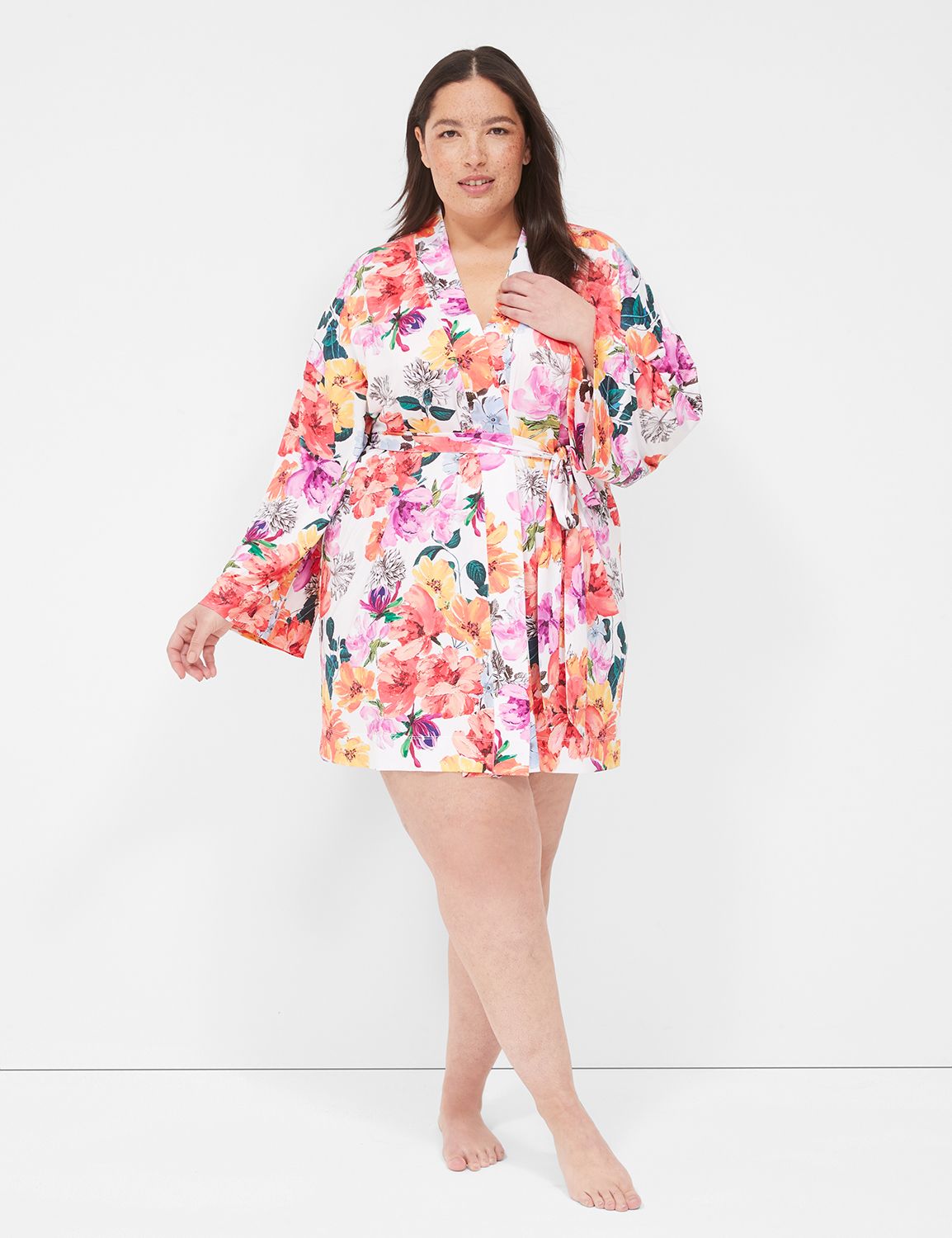 Plus size robes cotton best sale