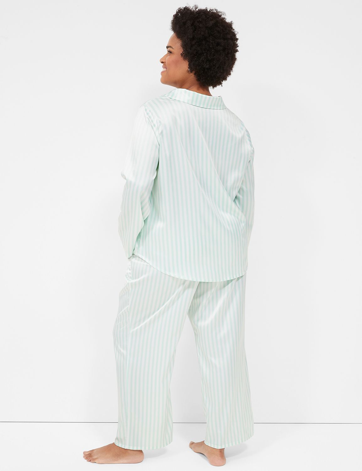 Stretch Satin PJ Set 1137262 S Product Image 2
