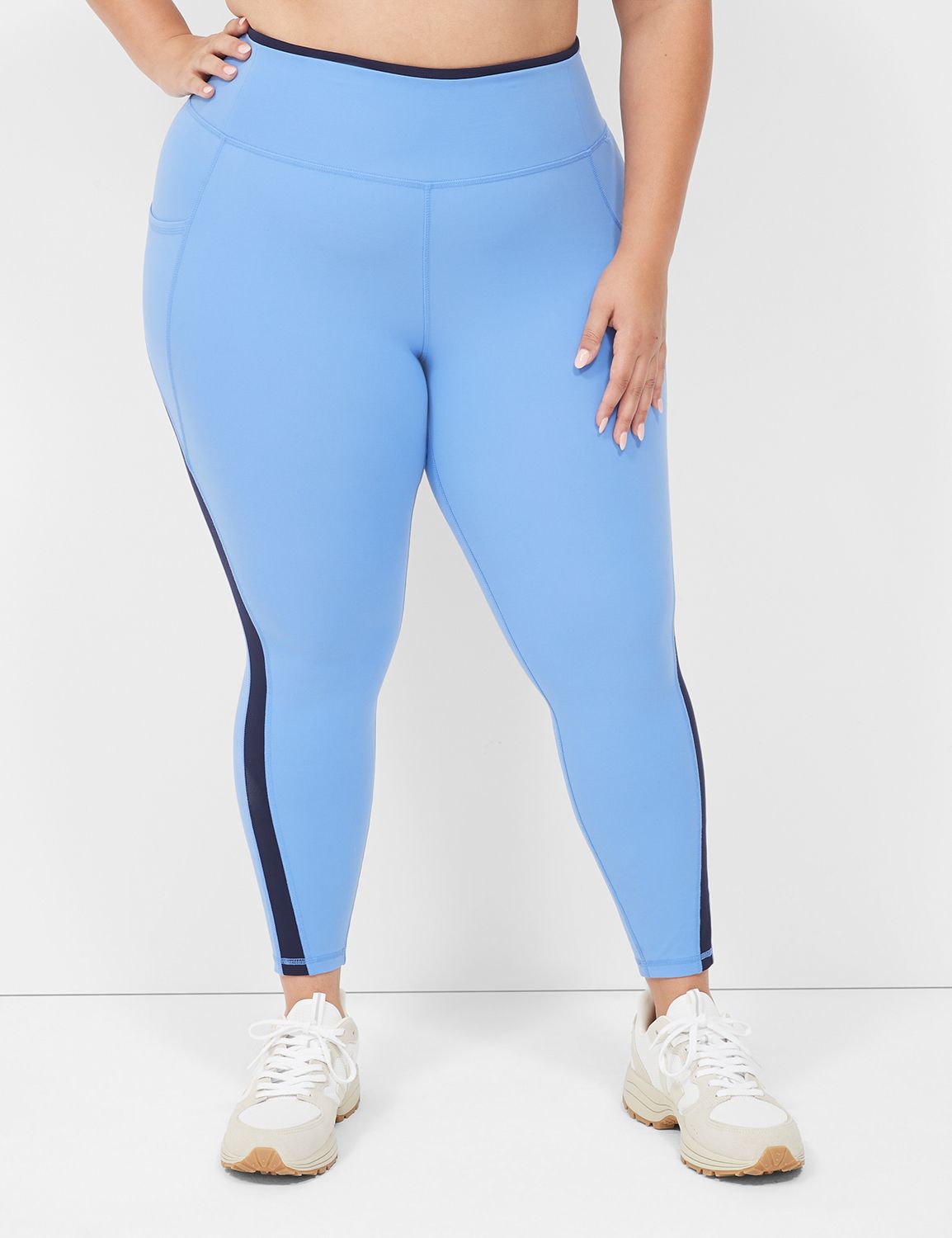 Lane Bryant Leggings, Description: LIVI High-Rise Lane Bryant Active wear  SIZE 22-24 Side Pockets Please Check Pics for Colors NWT Ruffles trimmed.