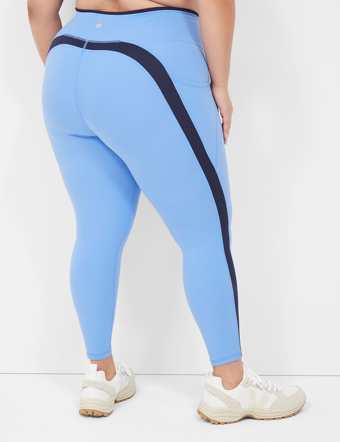 Olivia Mark – Womens Plus Size Fitness Leggings: Solid High-Rise