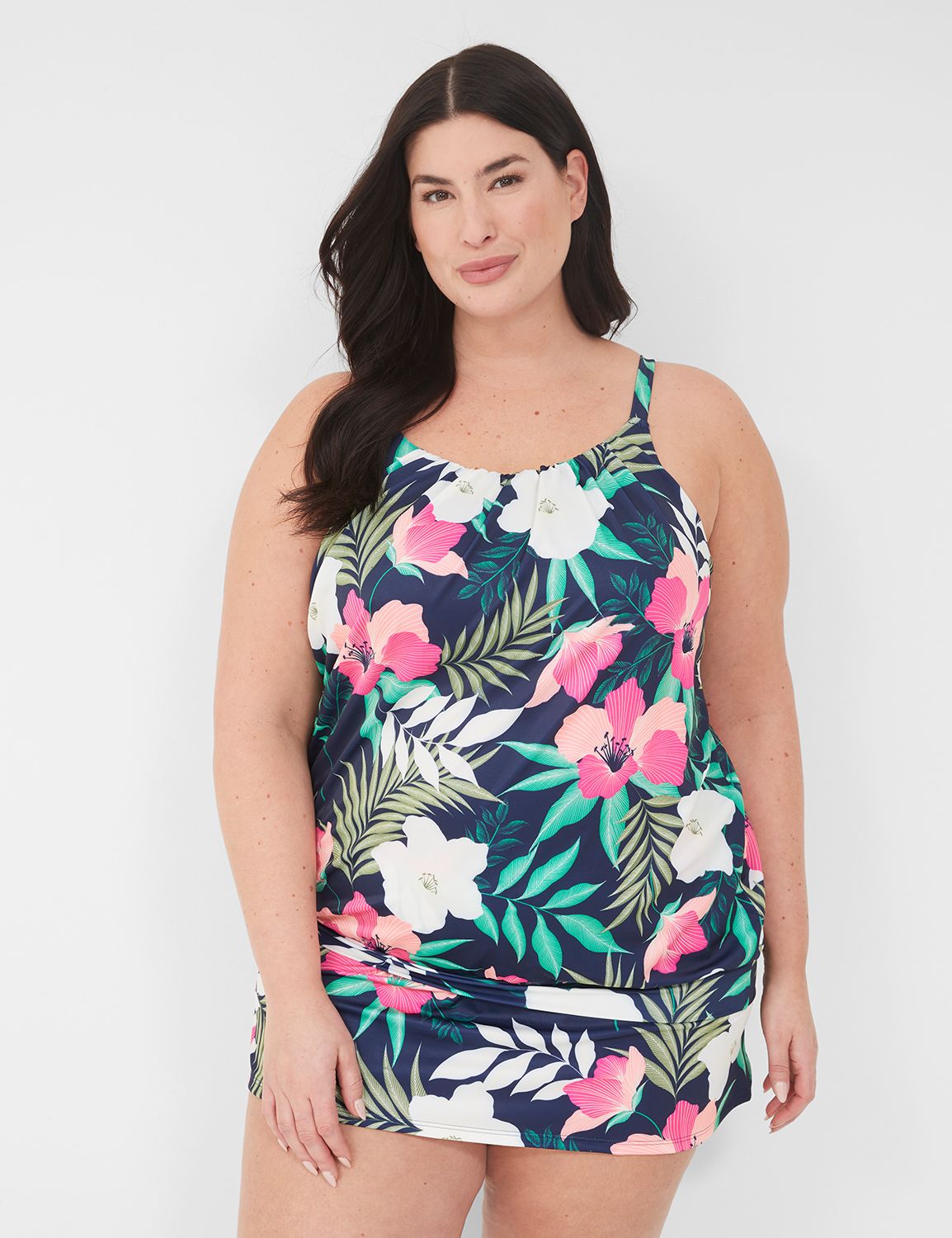 Plus Size | Slitted Swim Skirt 1140183 LA | LaneBryant