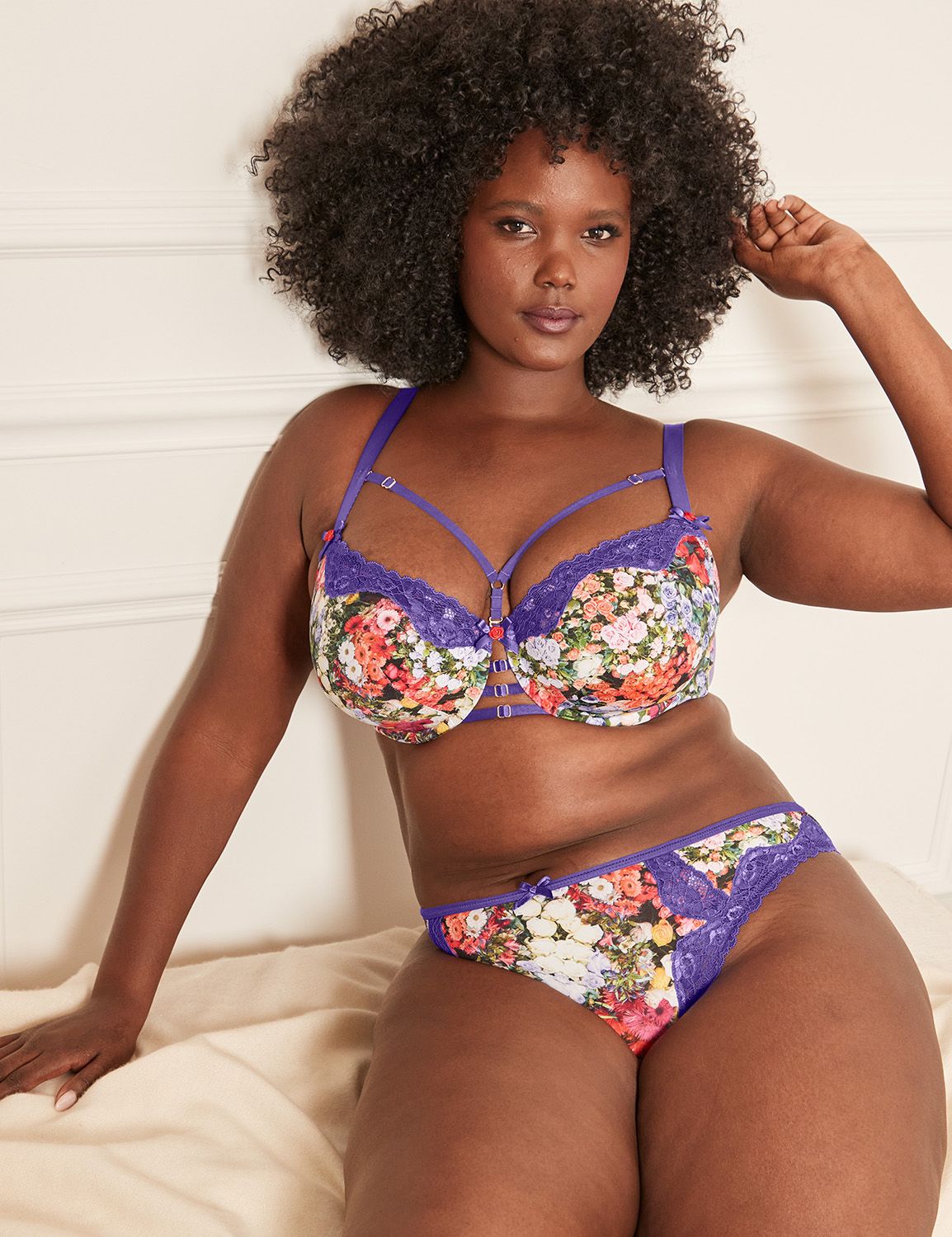 Lace Trim Tanga Panty 1138600 | LaneBryant