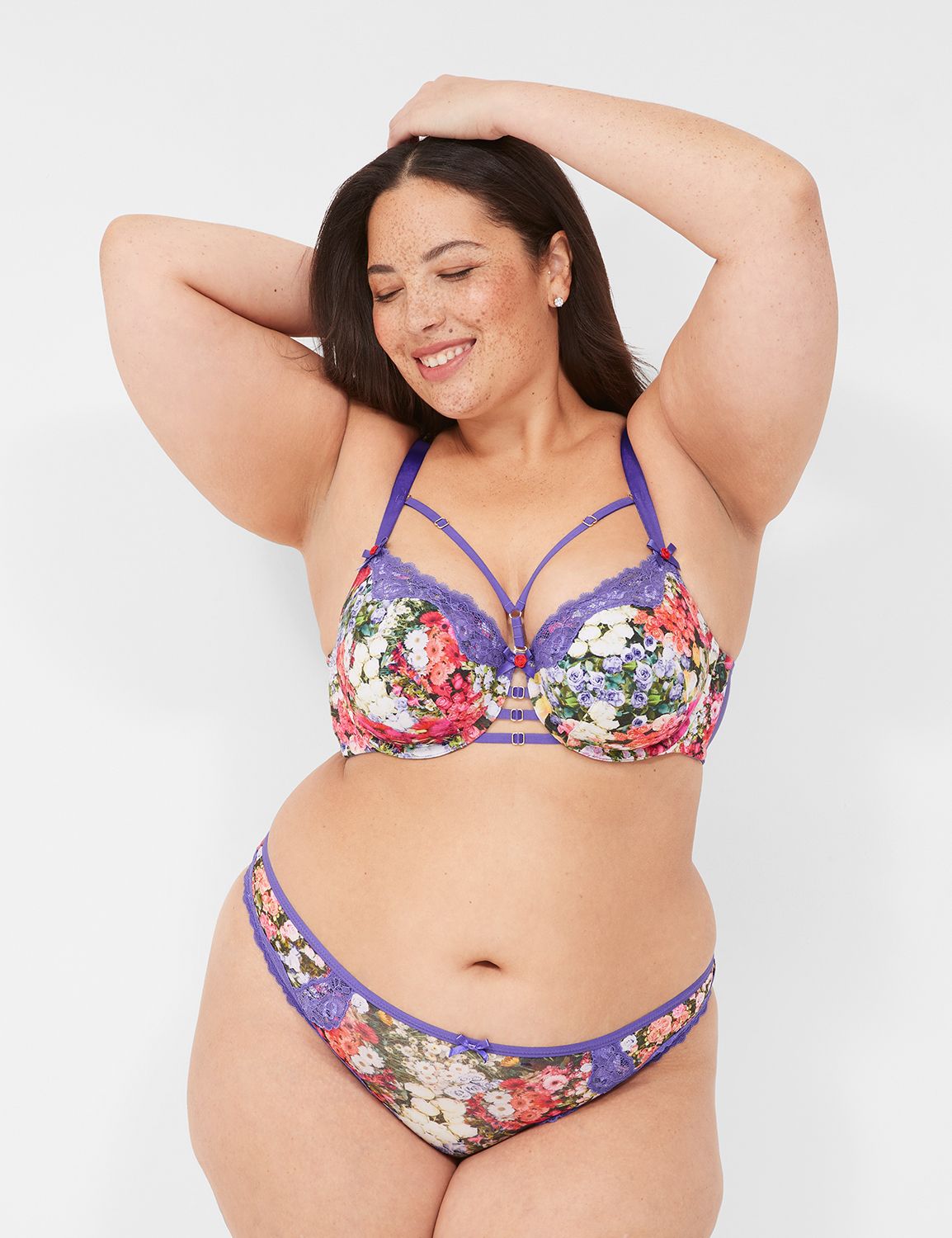 Plus Size Balconette Bras: Cups B-K