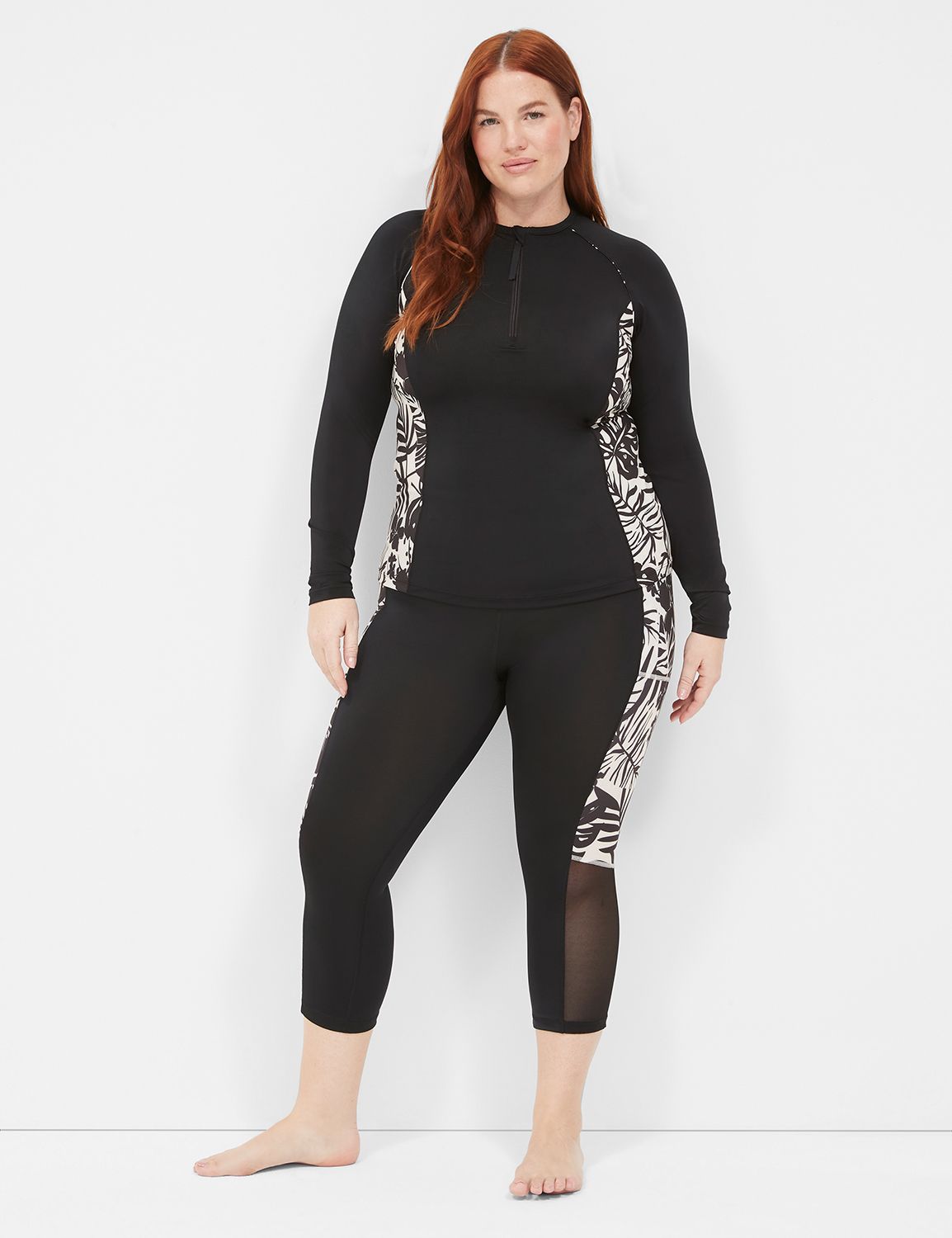 Rash guard capri 1140520 LaneBryant