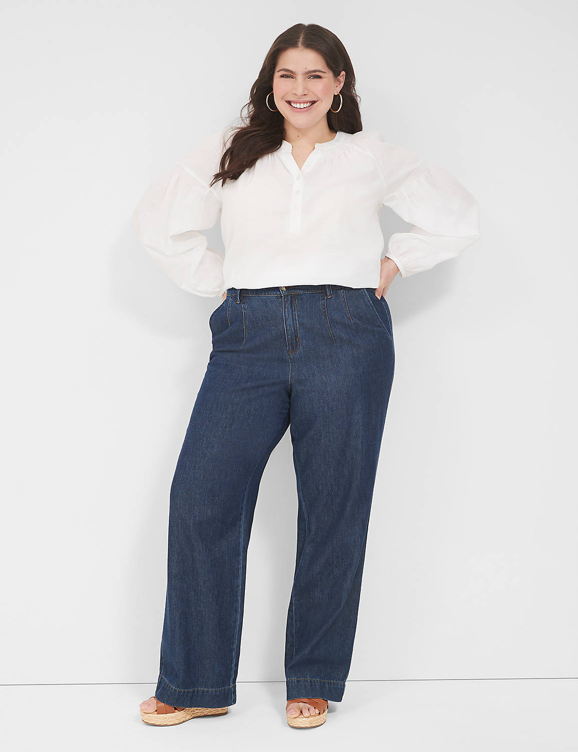 MID RISE WIDE DRESSY TROUSER - RINS Product Image 3